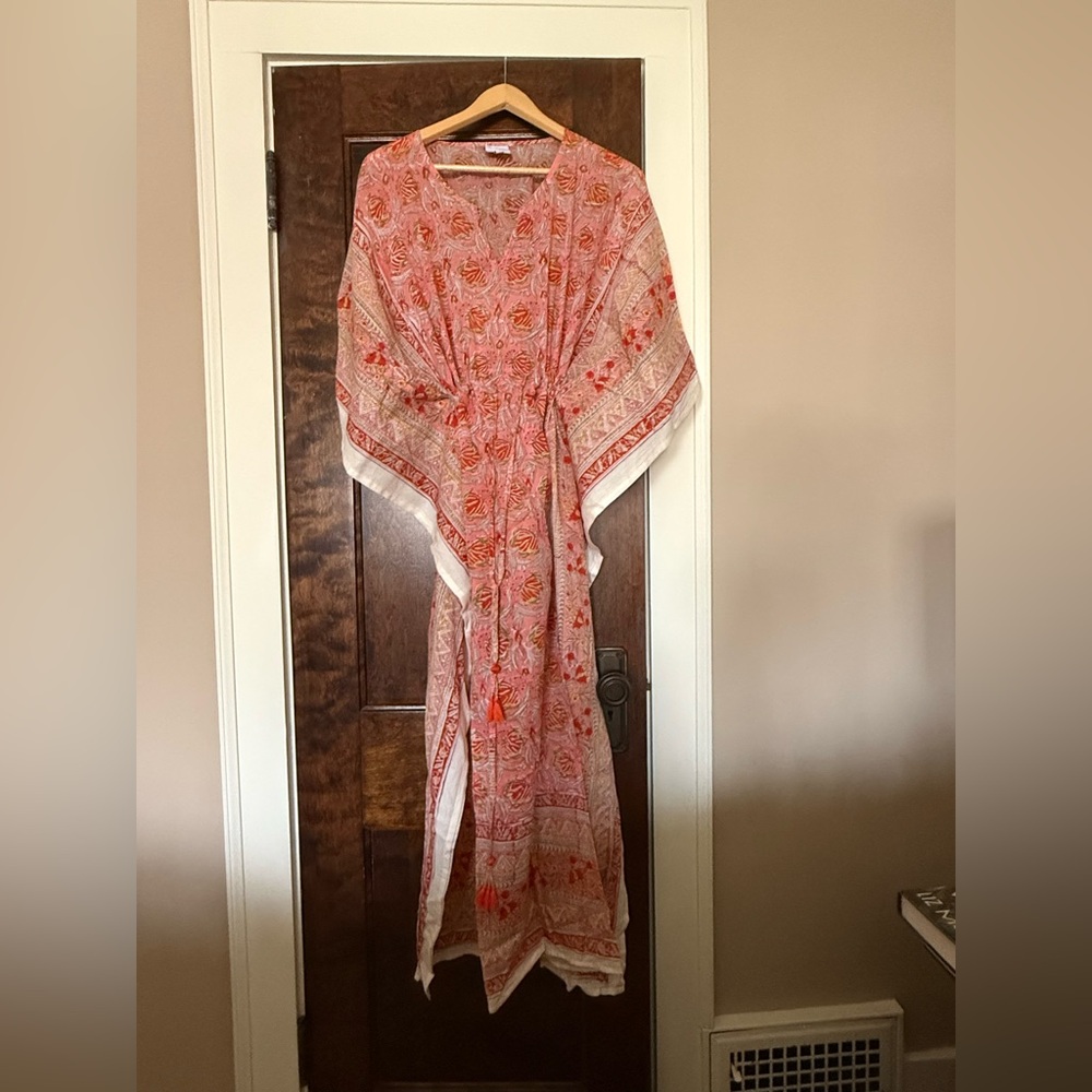 Pax Philomena summer kaftan - block printed in India